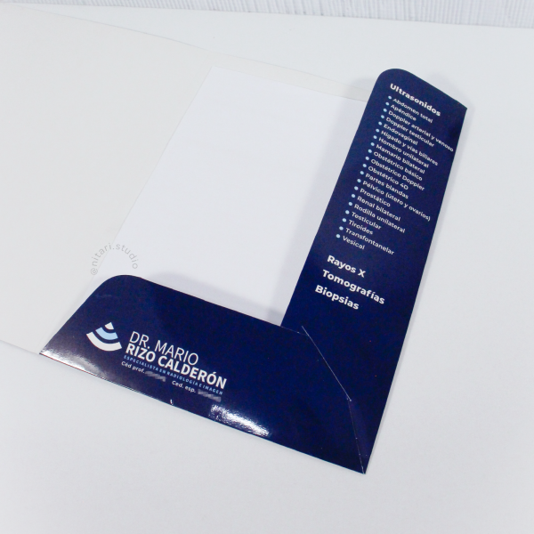 Folder con 2 solapas - Imagen 2