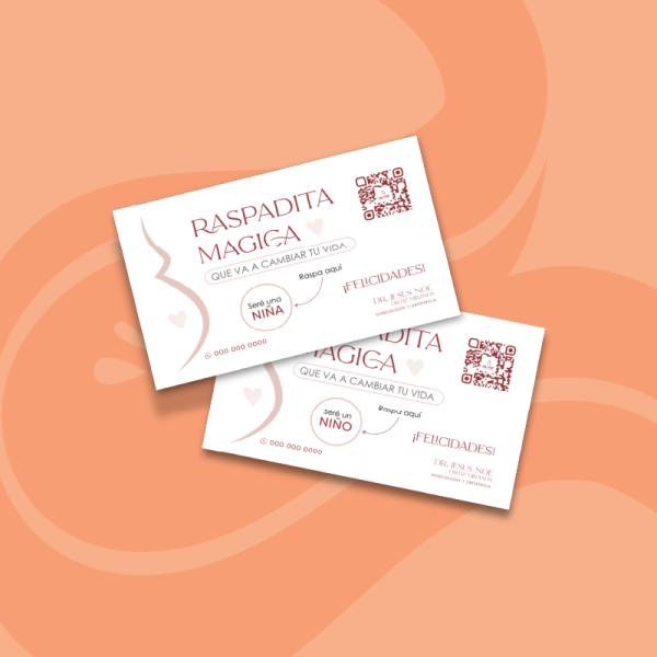 Tarjetas de revelación de sexo - Imagen 2