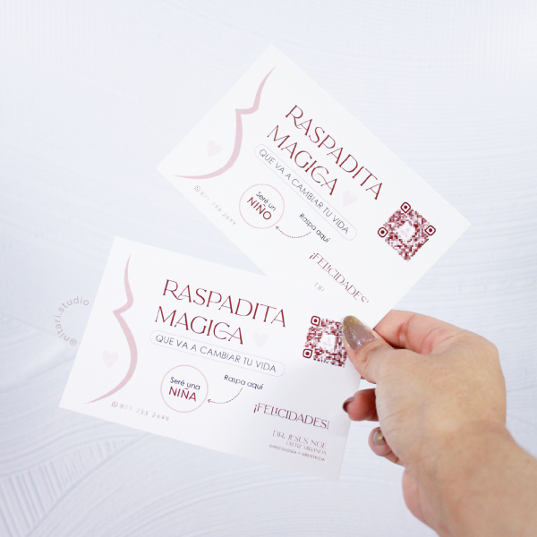 Tarjetas de revelación de sexo - Imagen 3