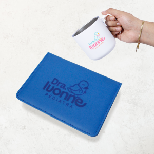 Taza de metal + Porta recetas